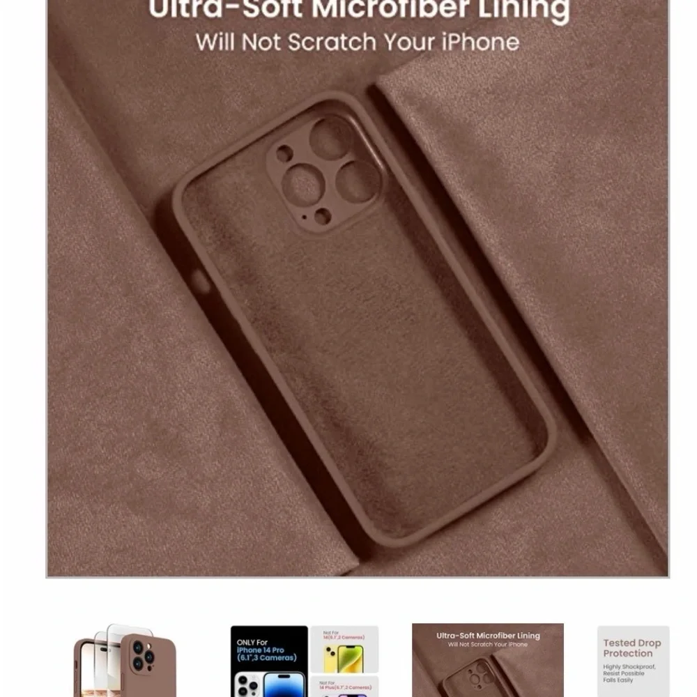 Brown Full Cover Phone Case